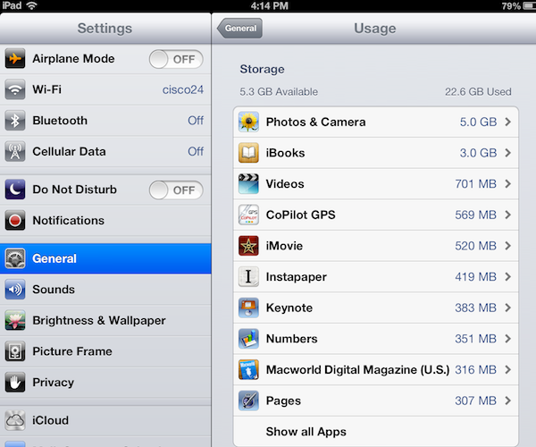 How to Find Content Taking Up the Most Space on Your iPad